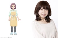 野々山汐（CV：大原めぐみ）。風と流の母。和菓子屋では、主に商品のデザインや開発を担当。日々忙しい中でも、娘たちの様子を気にかけている。