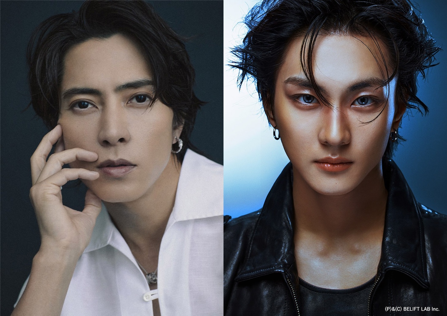 左から山下智久、JUNGWON（ENHYPEN）