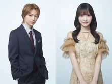 左から若月郁役の今野大輝、星野凛役の加藤史帆