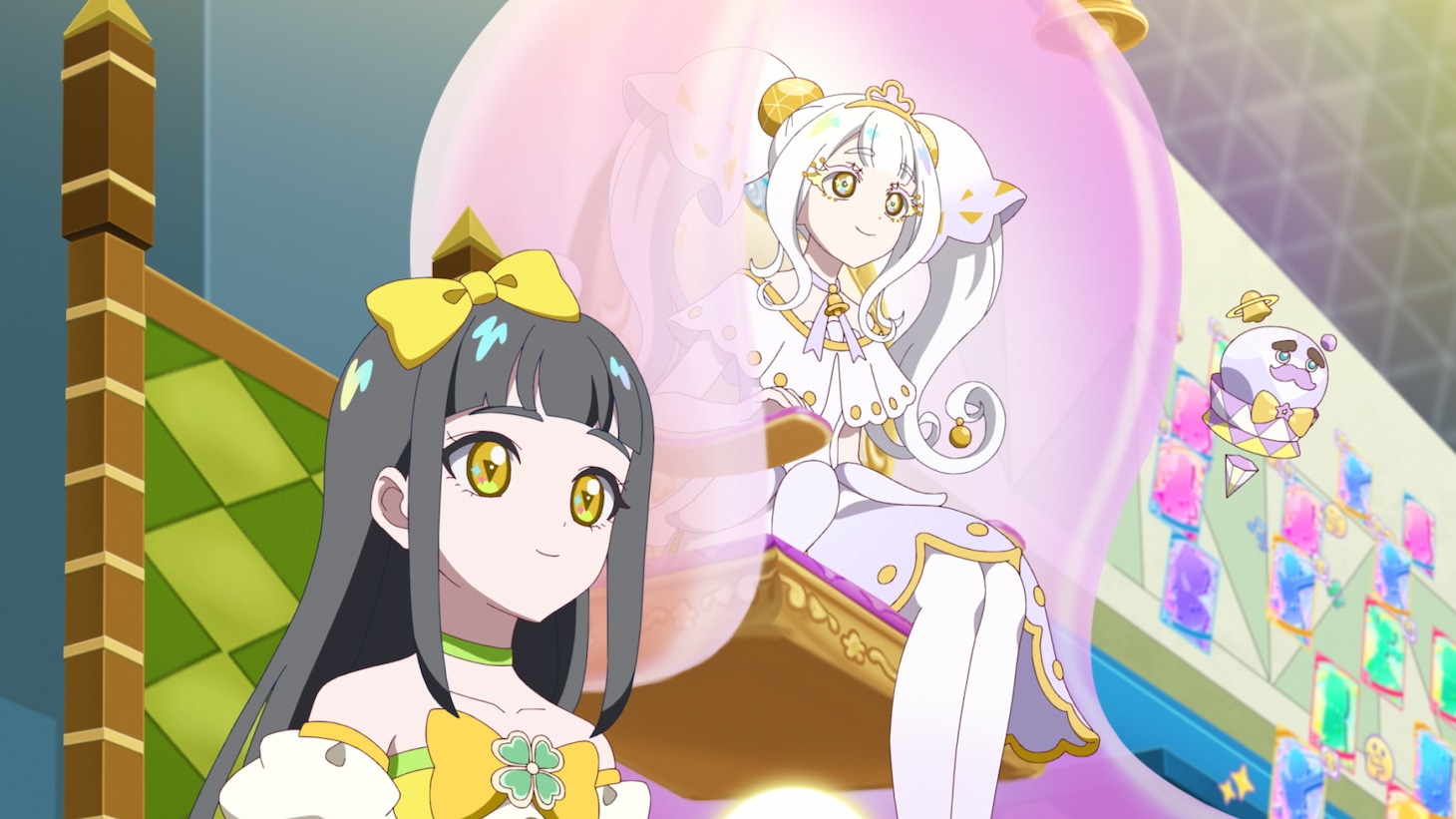 「映画ひみつのアイプリ まんかいバズリウムライブ！」場面カット