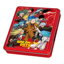 「SAKAMOTO DAYS展」グッズ付き入場チケットの特典の缶 (c)鈴木祐斗／集英社