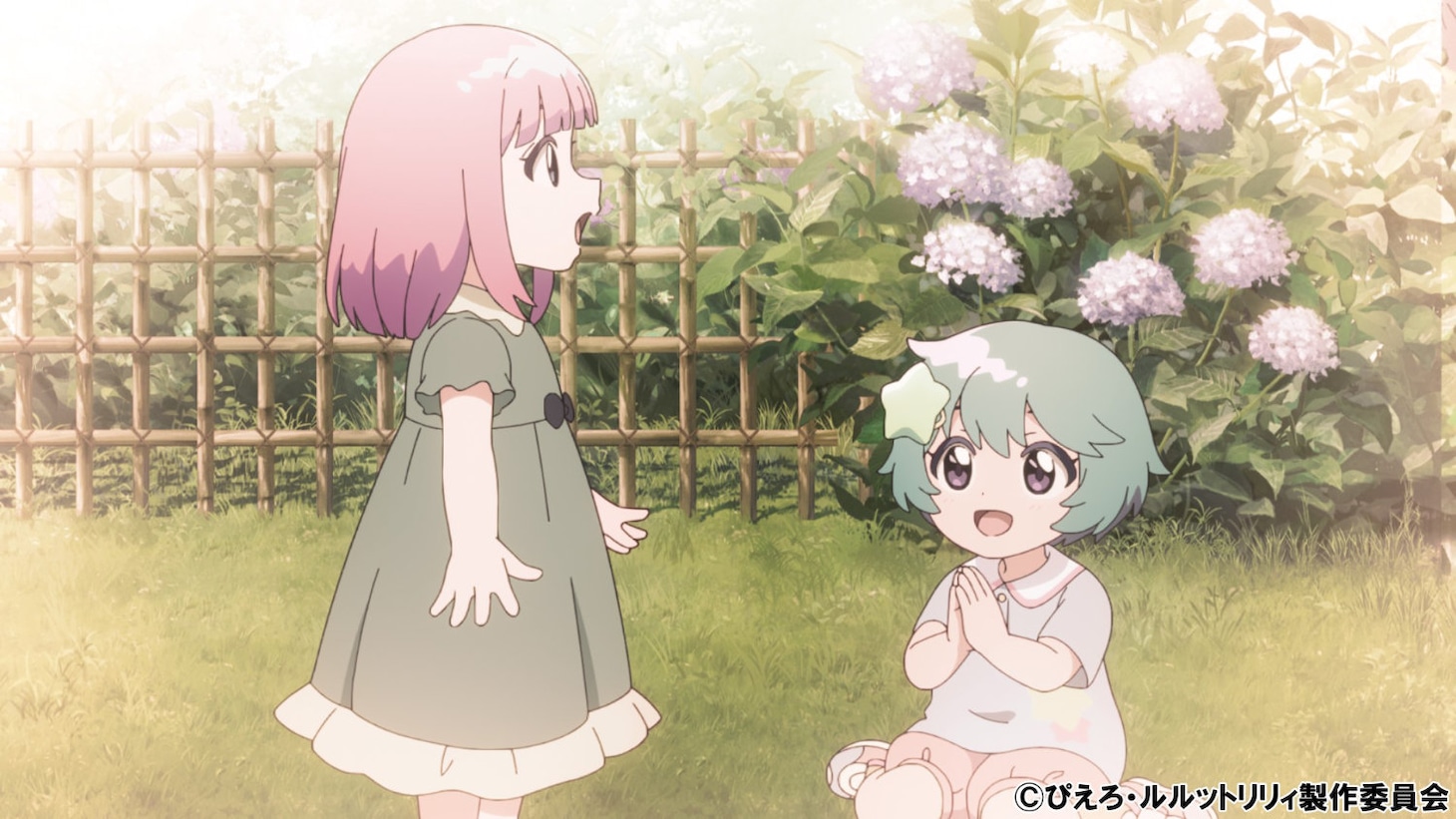 TVアニメ「魔法の姉妹ルルットリリィ」第1話の場面カット (c)ぴえろ・ルルットリリィ製作委員会