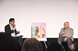 「ヴイナス戦記」上映＆トークショーの様子。左から髙橋望氏、安彦良和監督
