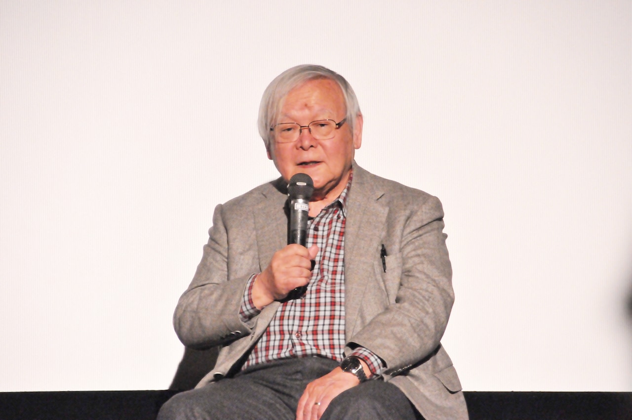 「ヴイナス戦記」上映＆トークショーに登壇した安彦良和監督