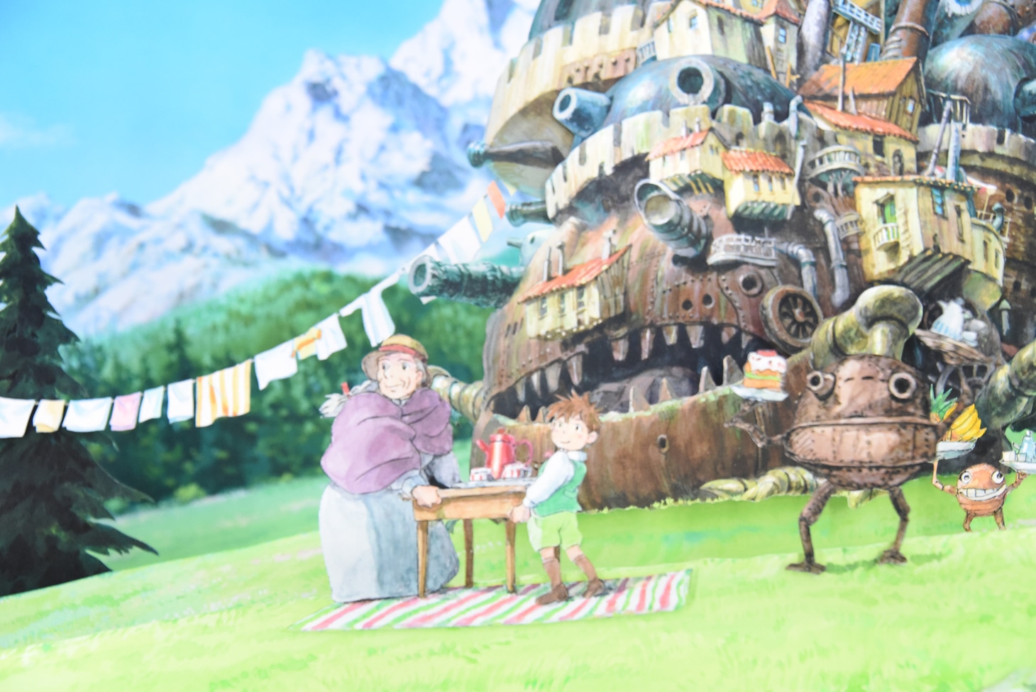 パノラマボックスより、「ハウルの動く城／『お茶にしましょう』」 (c) 2004 Diana Wynne Jones/Hayao Miyazaki/Studio Ghibli, NDDMT