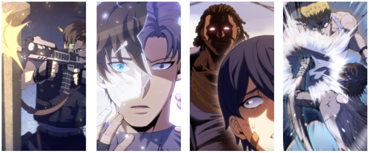 ショートアニメ「Mr.War -最強の元軍人-」場面カット