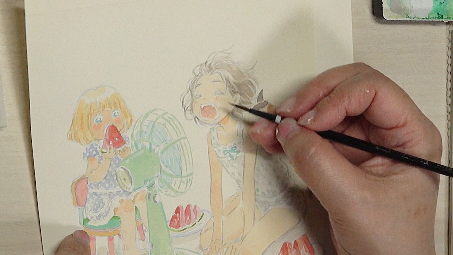 「浦沢直樹の漫勉neo『羽海野チカ』拡大スペシャル」より（写真提供：NHK）