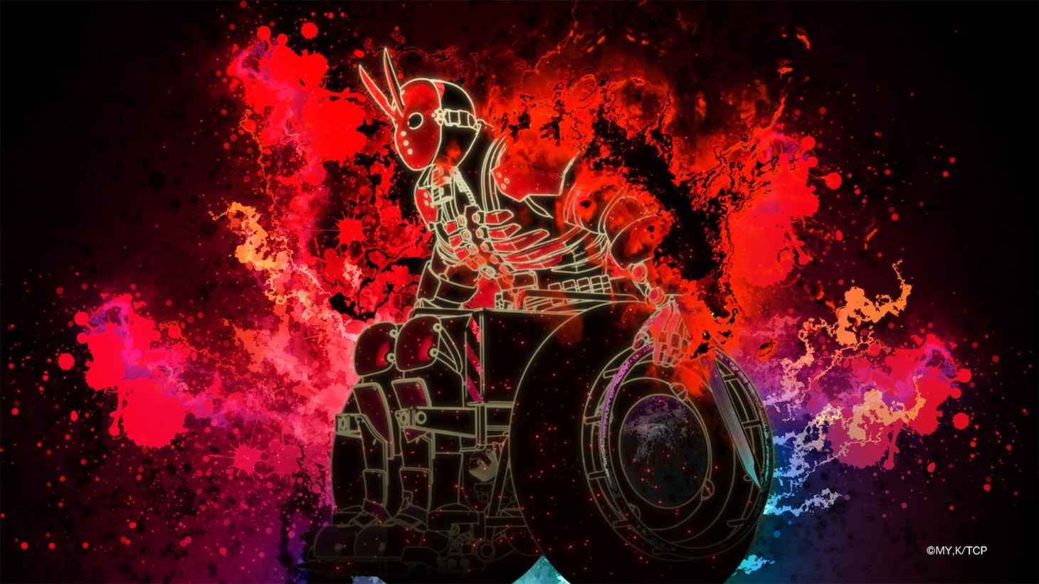 TVアニメ「TANK CHAIR-戦車椅子-」ティザーPVより (c)やしろ学・講談社／TANK CHAIR製作委員会