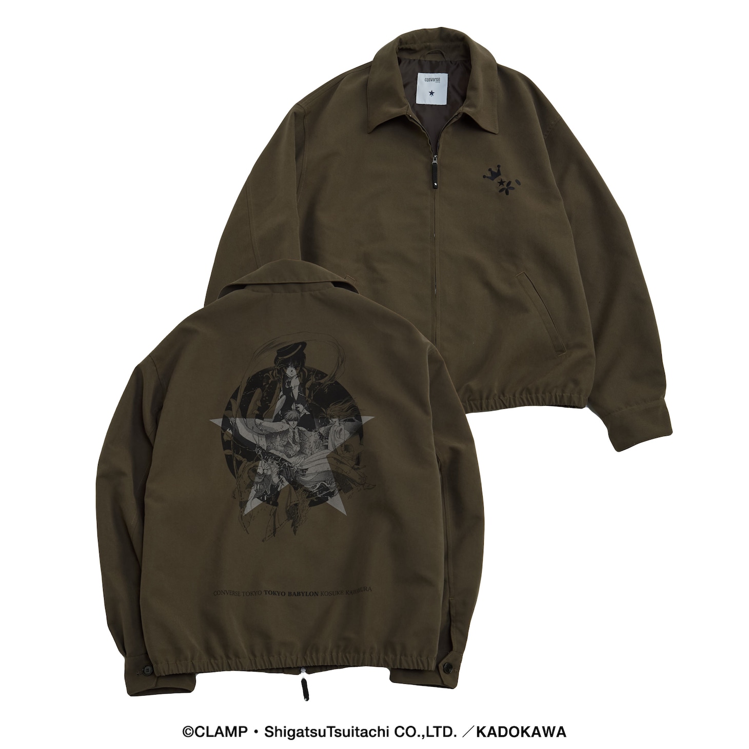 「【CLAMP】『東京BABYLON』GRAPHIC COACH JACKET」