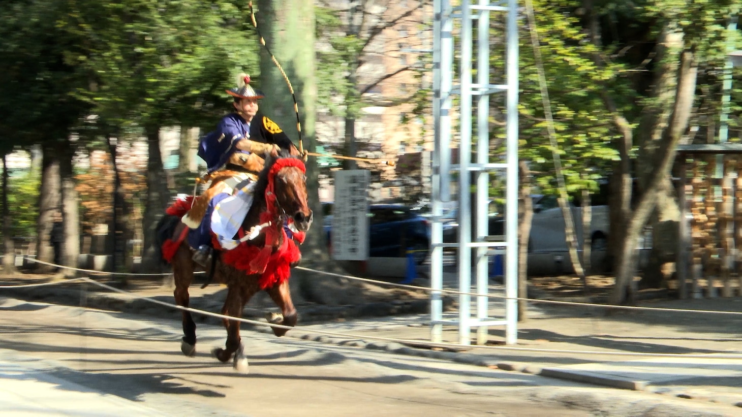 「流鏑馬」の様子