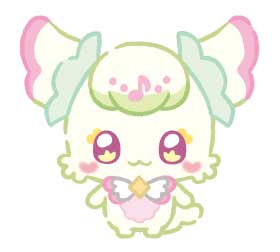 ぷちきゅあぷりるん。マイペースだけど、みんなと遊べるのがとてもうれしい。たこさんウィンナーが大好き。