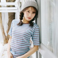 「ちいかわ Tシャツ Robert P.Miller×Talking ハチワレ BLUEBERRY」