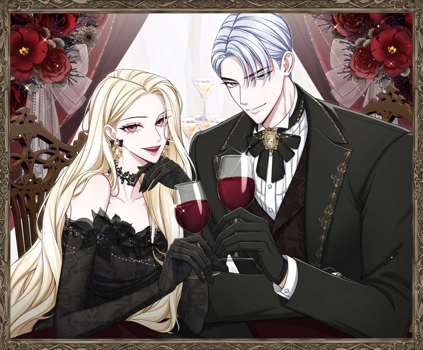 「お求めいただいた暴君陛下の悪女です」受賞記念イラスト (c) 天壱/STRAIGHT EDGE/SORAJIMA