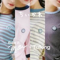 「ちいかわ」とウェアブランド・Robert P.MillerのTシャツシリーズ。