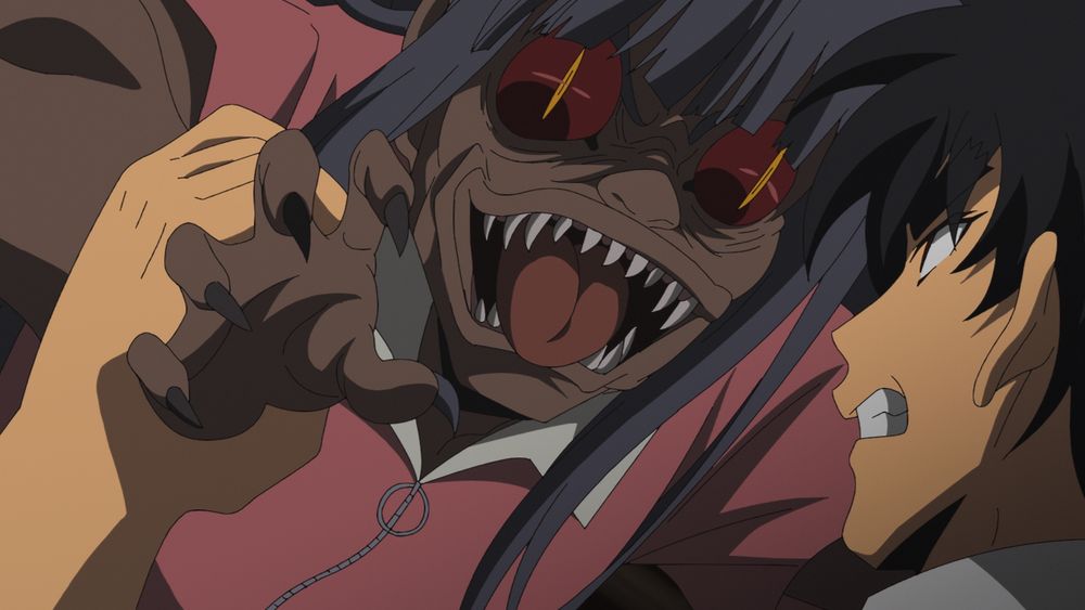 TVアニメ「地獄先生ぬ～べ～」第25話「鬼の手の秘密（前編）」の場面カット