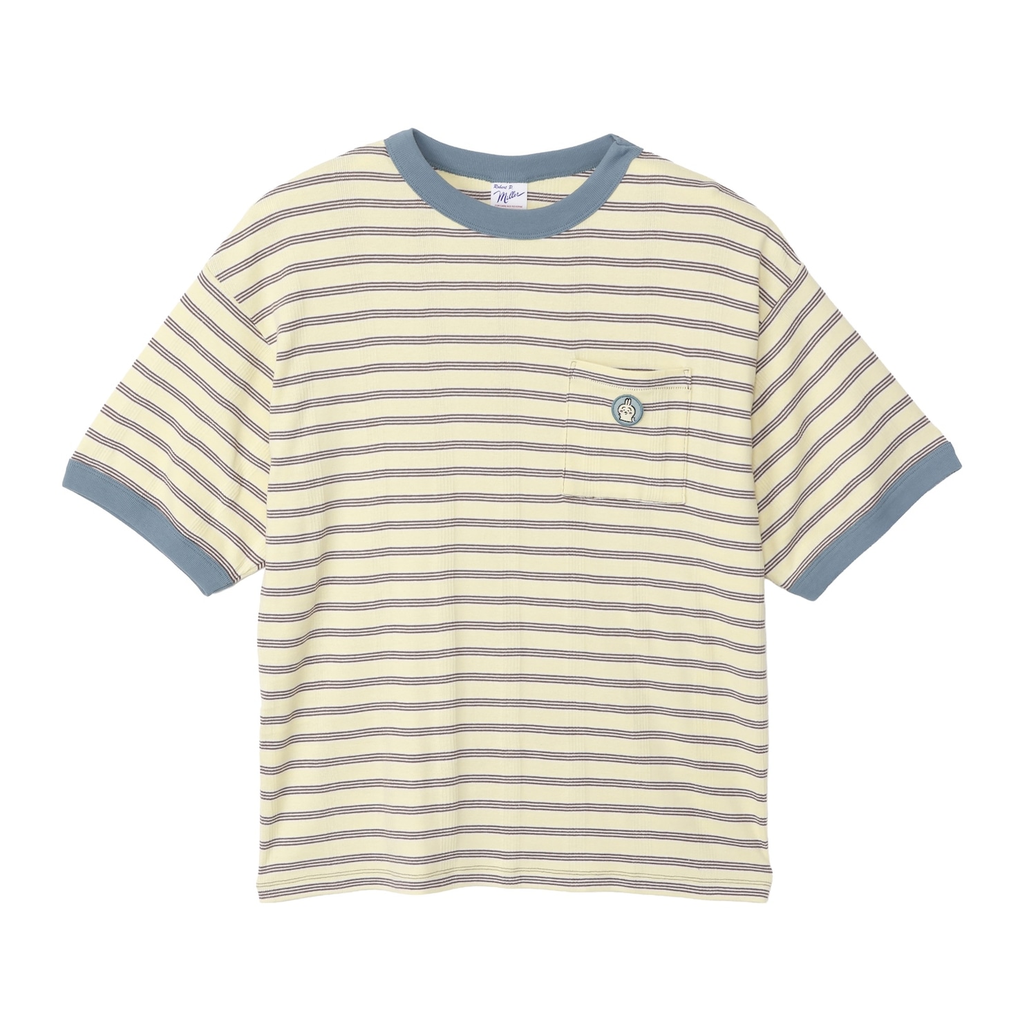 「ちいかわ ビッグシルエットポケットTシャツ Robert P.Miller×Talking うさぎ BANANA」