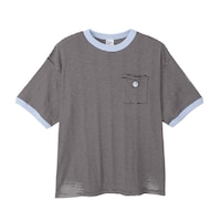 「ちいかわ ビッグシルエットポケットTシャツ Robert P.Miller×Talking モモンガ COFFEE」