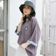 「ちいかわ ビッグシルエットポケットTシャツ Robert P.Miller×Talking モモンガ COFFEE」