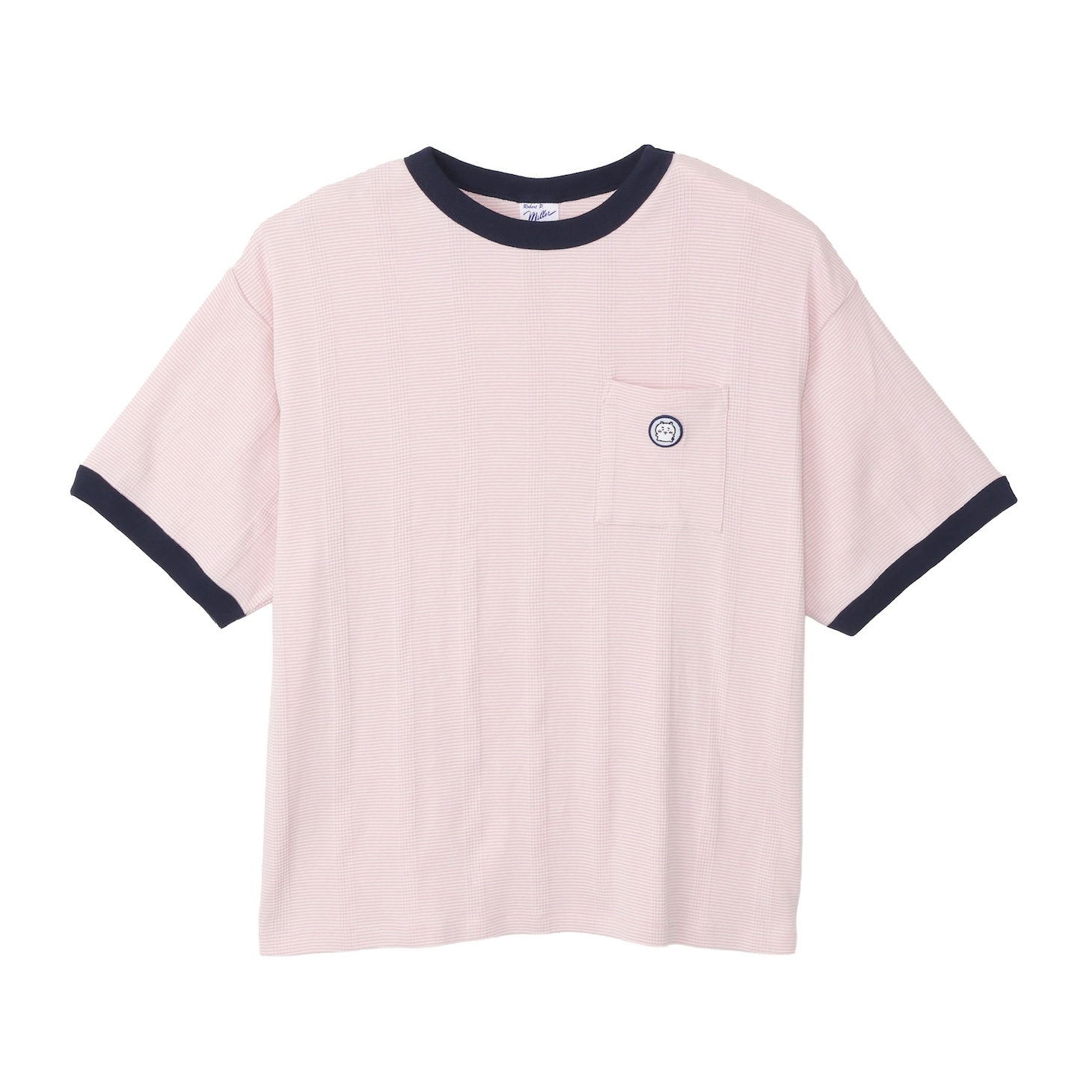 「ちいかわ ビッグシルエットポケットTシャツ Robert P.Miller×Talking ちいかわ FLAMINGO」