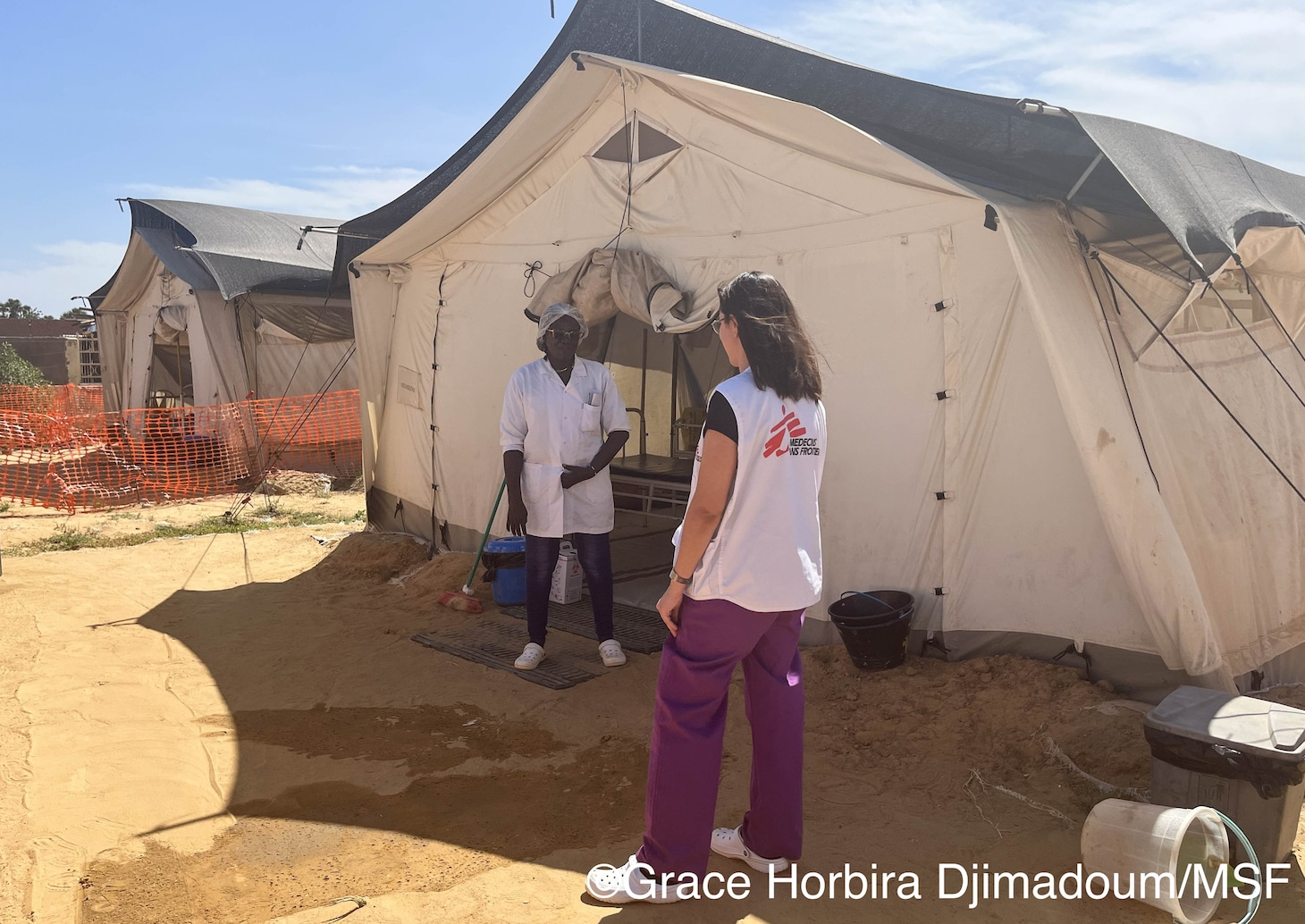 国境なき医師団の活動写真