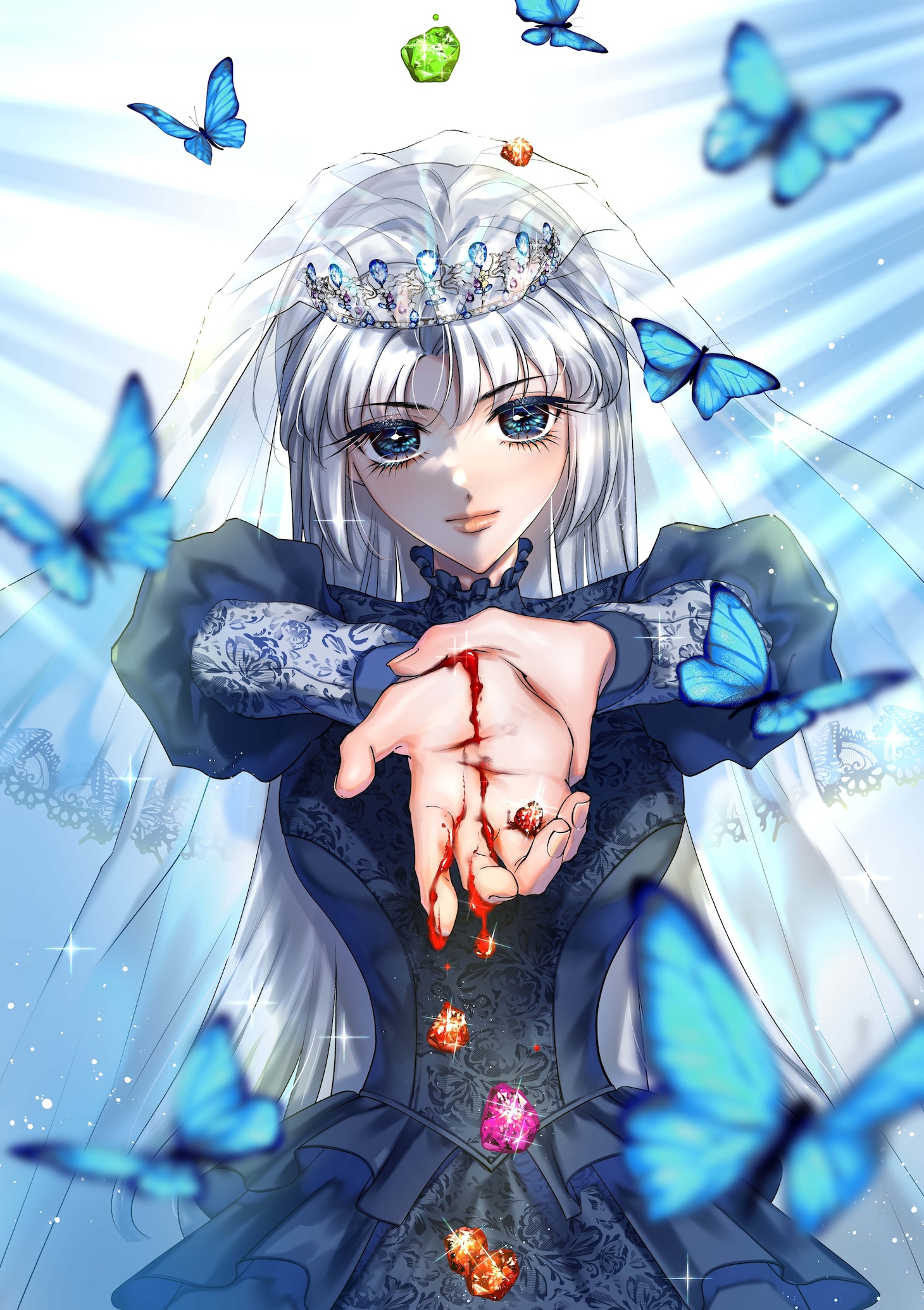 「死に戻りの宝石姫は、二度目の人生を謳歌する。」ビジュアル