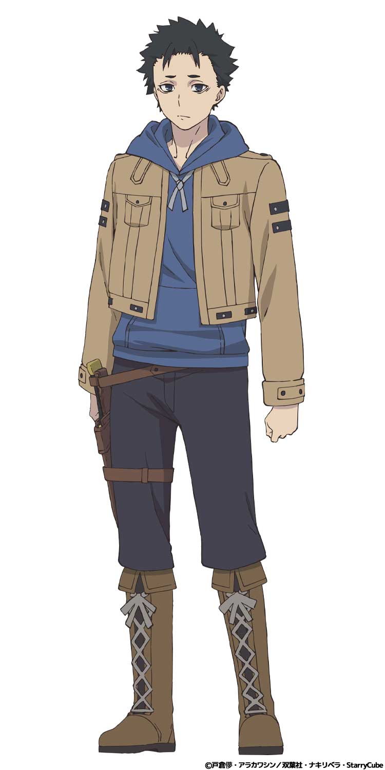 ヴィム＝シュトラウス（CV：川島零士）。任意の対象を強化（バフ）することができる付与術師。フヒヒという不気味な笑い方をする。異常なほど謙虚な性格だが、事務作業から迷宮内での索敵まであらゆる仕事をそつなくこなすため、周囲からの評価は高い。付与術について膨大な知識を持っている