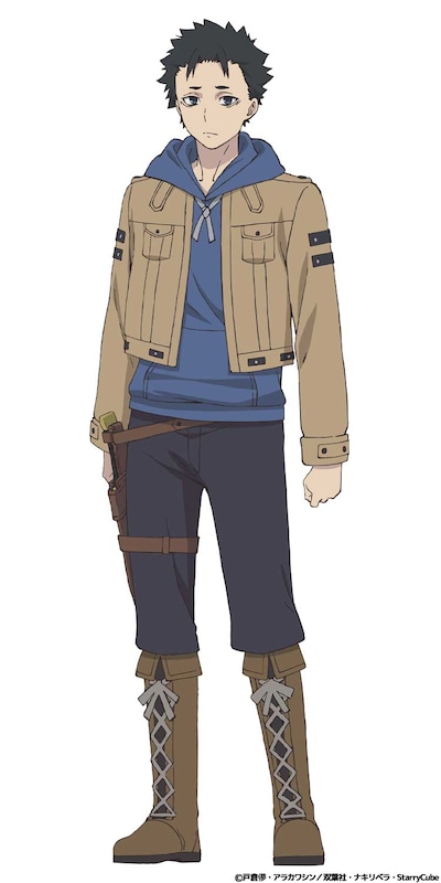 ヴィム＝シュトラウス（CV：川島零士）。任意の対象を強化（バフ）することができる付与術師。フヒヒという不気味な笑い方をする。異常なほど謙虚な性格だが、事務作業から迷宮内での索敵まであらゆる仕事をそつなくこなすため、周囲からの評価は高い。付与術について膨大な知識を持っている