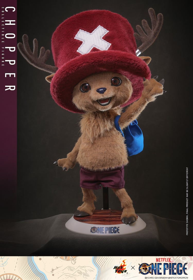 ドラマ「ONE PIECE」のチョッパーがもふもふフィギュアに、帽子も着脱 