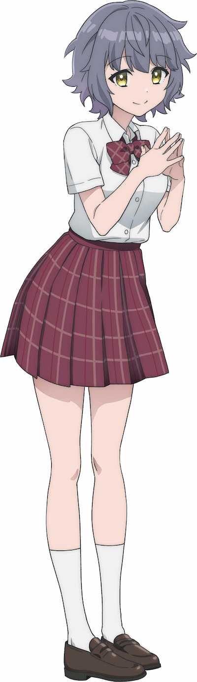 三岳みなも（CV：春瀬なつみ）。隼人と春希の同じ学校の同級生で園芸部。校内菜園で野菜の育て方をアドバイスしてもらったことから、隼人と仲良くなる (c)雲雀湯/KADOKAWA/ 「てんびん」製作委員会