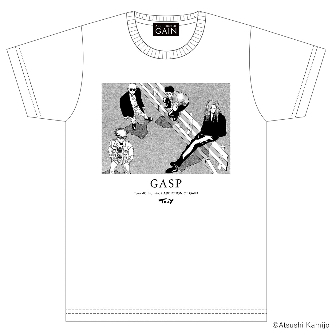 新生GASPをモチーフにしたTシャツ