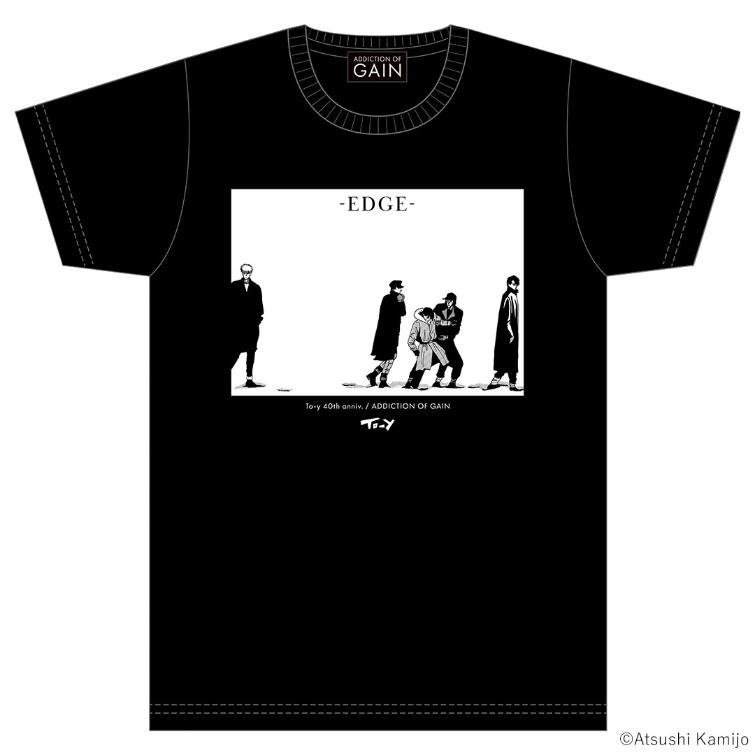 EDGEをモチーフにしたTシャツ