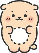 らっこいぬ。ラッコにも犬にも見える。繊細で少し怖がりだが、思いやりがあり優しい。褒ほめられるとすぐ照れてしまう、がんばり屋。 (c) CREATIVE YOKO/TVアニメ『しろたん』製作委員会