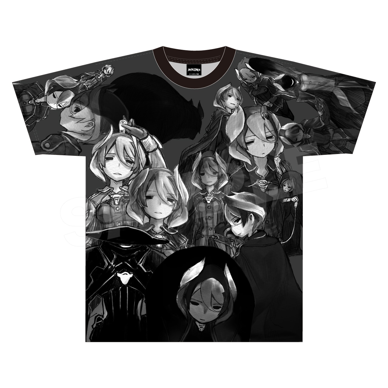 「オーゼンだらけ フルグラフィックT シャツ」