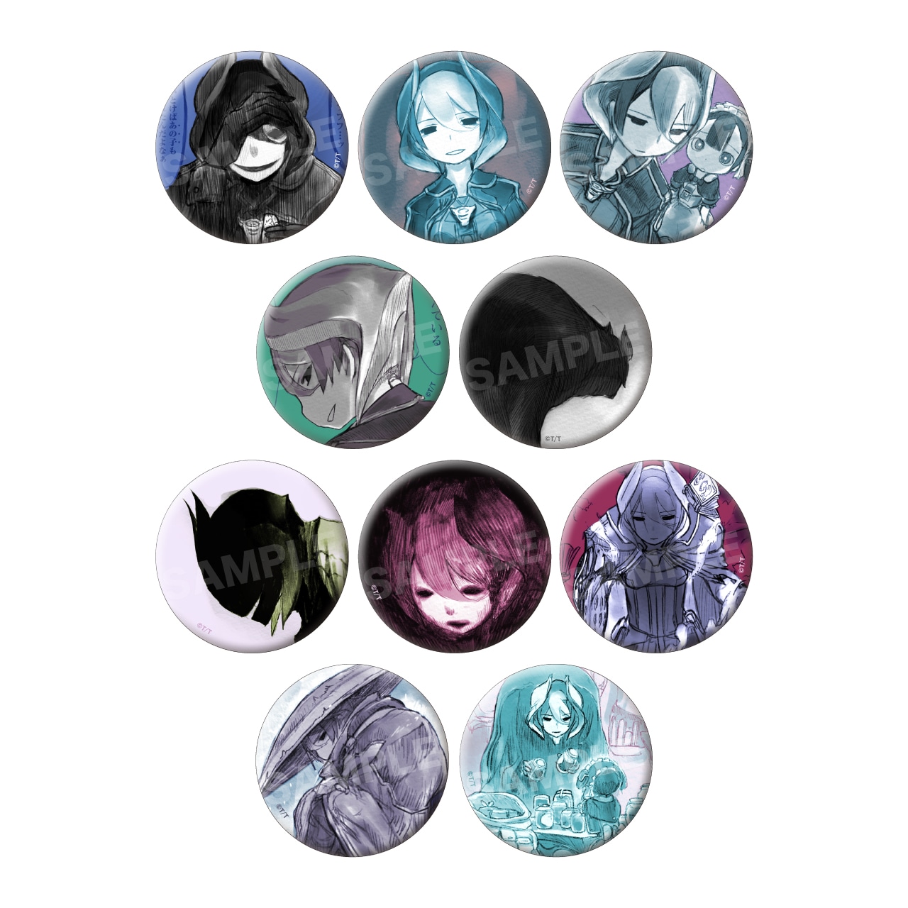 「トレーディング不動卿缶バッジ」