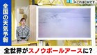 「スノウボールアース」岩田絵里奈アナによる氷河期風天気予報　第1話にもゲスト出演