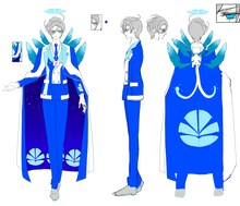 LaLa公式VTuber「淡路町の堕天使（仮）」　キャラクターデザイン／冬夏アキハル