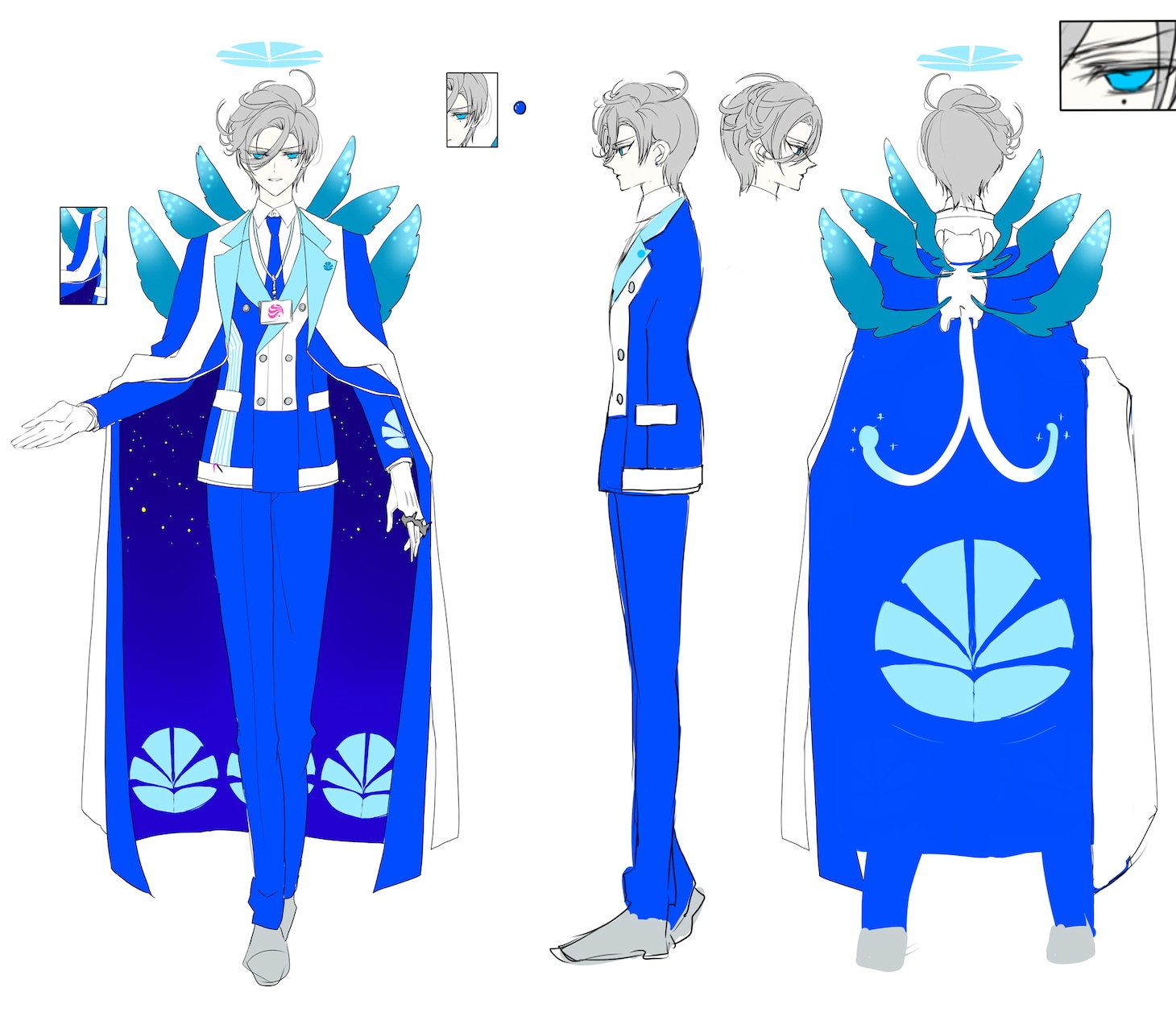 LaLa公式VTuber「淡路町の堕天使（仮）」　キャラクターデザイン／冬夏アキハル