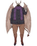 アニメ「ドロヘドロ Season2」より、ハル（CV：小清水亜美）。歌うことが好きな元魔法使いの悪魔。カスカベ博士の妻