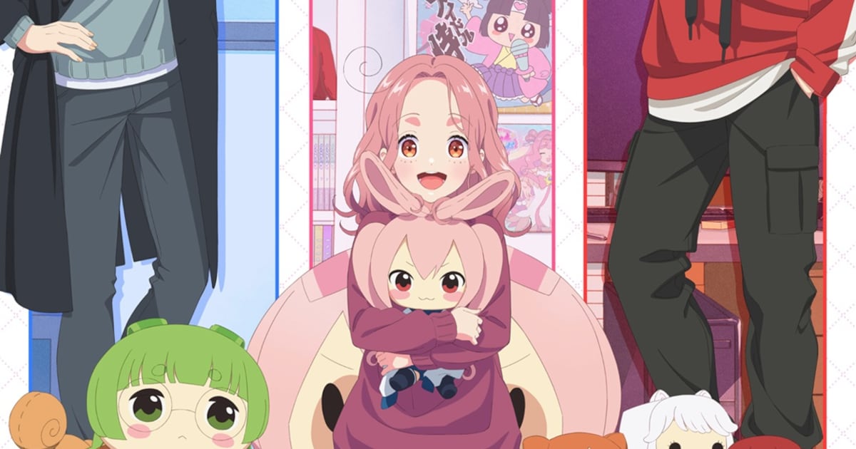 「ただいま、おじゃまされます！」新キービジュアル公開、凛子の部屋に推しグッズとお隣さんが集結