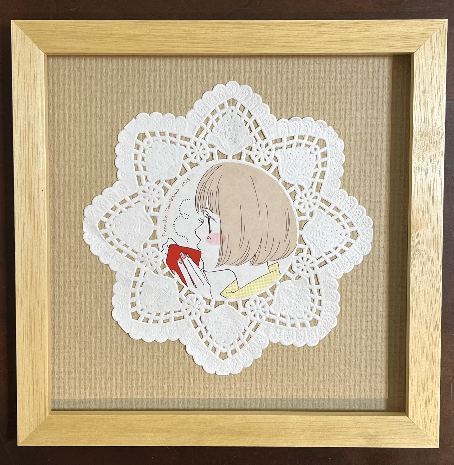 谷川史子による展示作品のサンプル