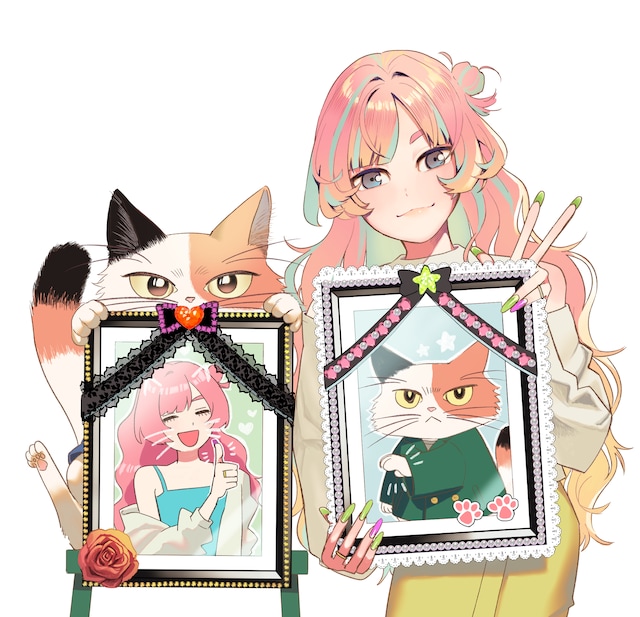 有永イネの新連載「神さまエンドロール」カラーイラスト