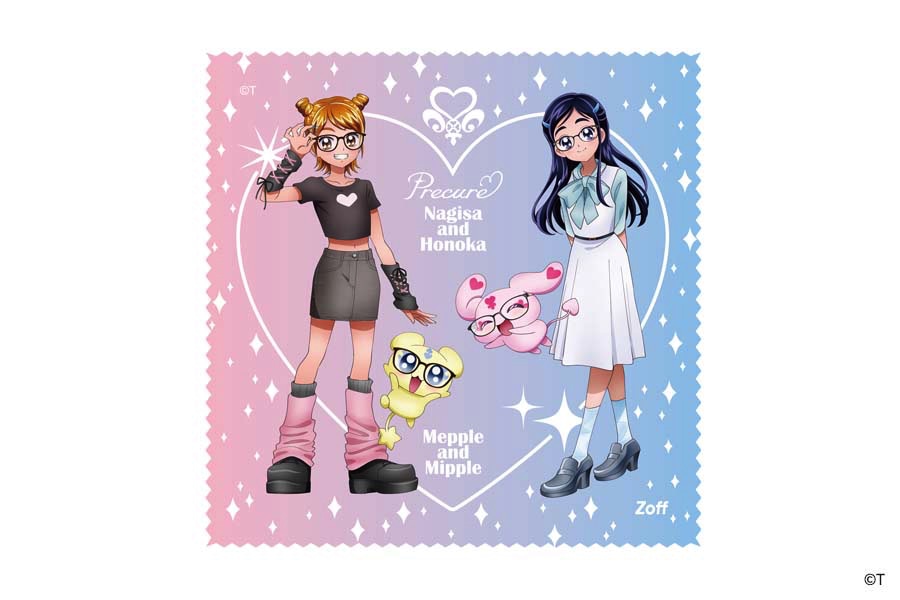 「キュアブラック＆キュアホワイト プレミアムモデル」のメガネ拭き