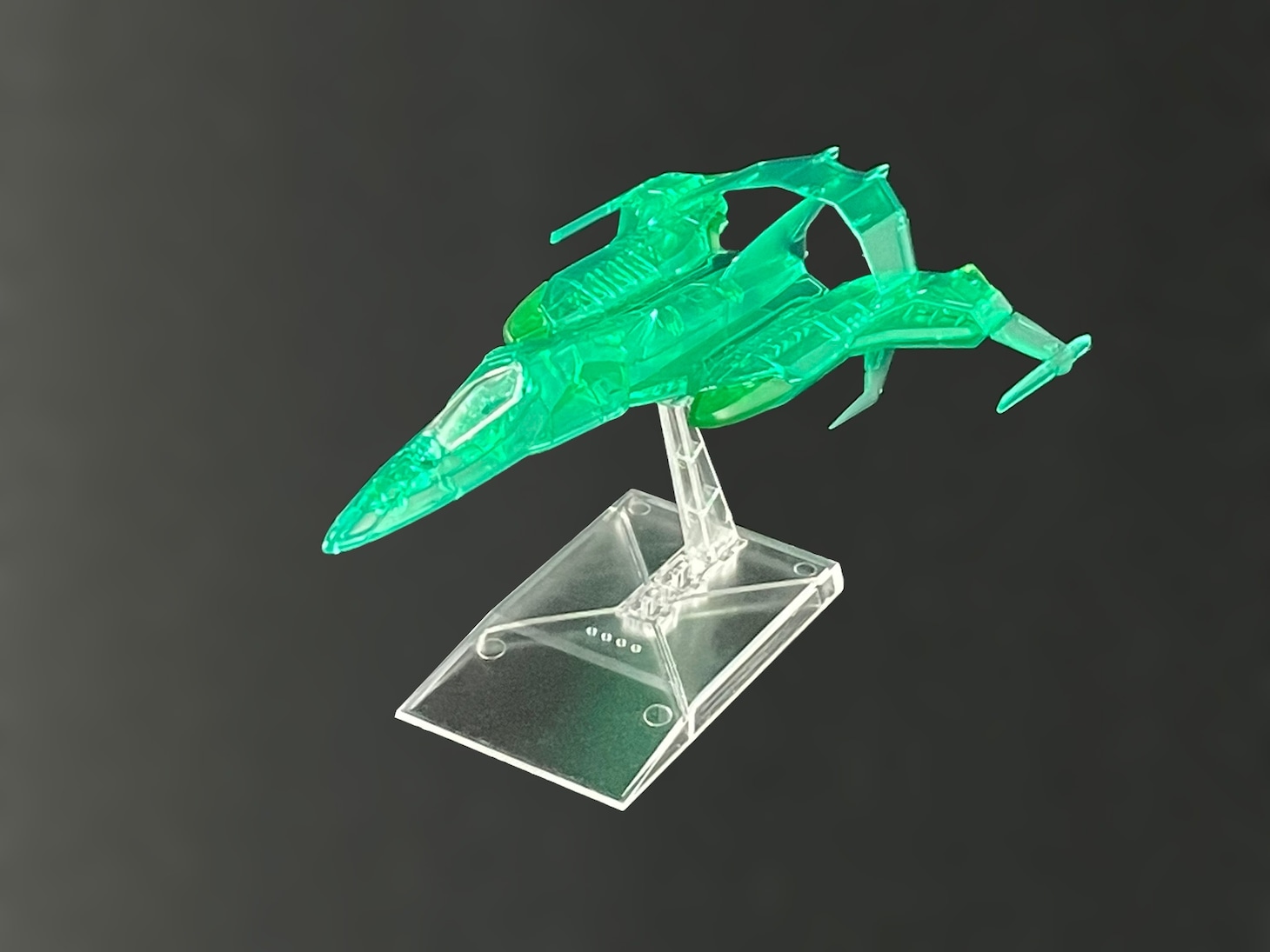 「ヤマトよ永遠に REBEL3199」6巻Blu-ray（通常盤）の初回限定特典「メカコレクション[試製空間戦闘攻撃機 コスモパイソン クリアブルーグリーン]」