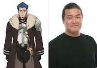 左からガル、稲田徹 (c)理不尽な孫の手/MFブックス/「無職転生Ⅲ」製作委員会