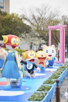 屋外エリアの「100%ドラえもんパーク」