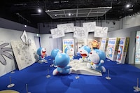 「100%ドラえもん まんがワールド展」の「てんとう虫コミックスの世界」エリア