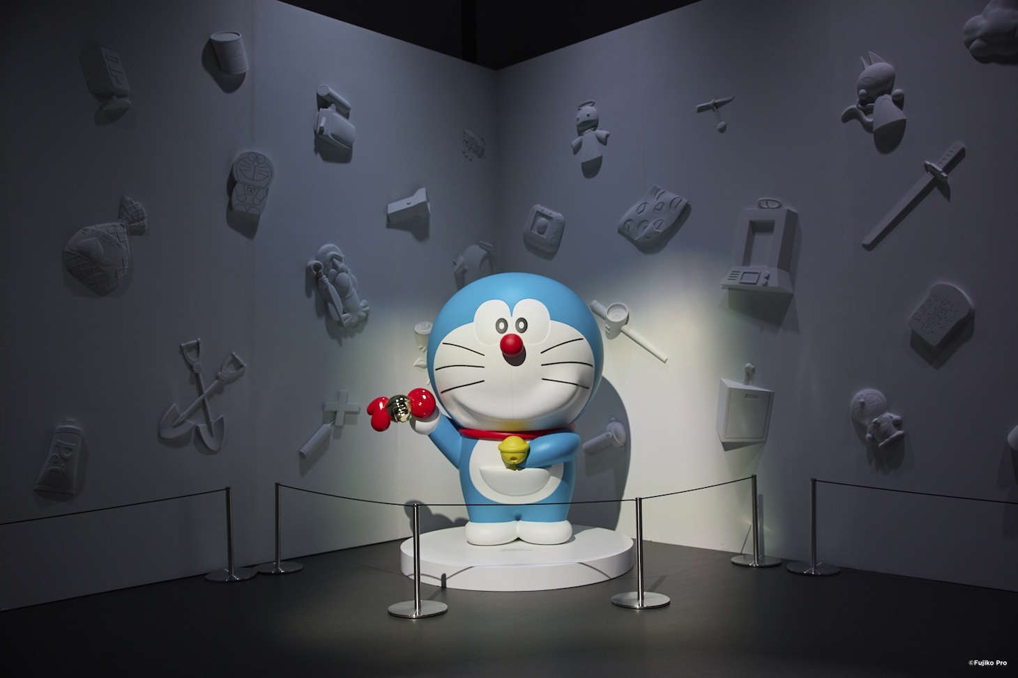 「100%ドラえもん まんがワールド展」の「ドラえもんの100%ひみつ道具ルーム」エリア