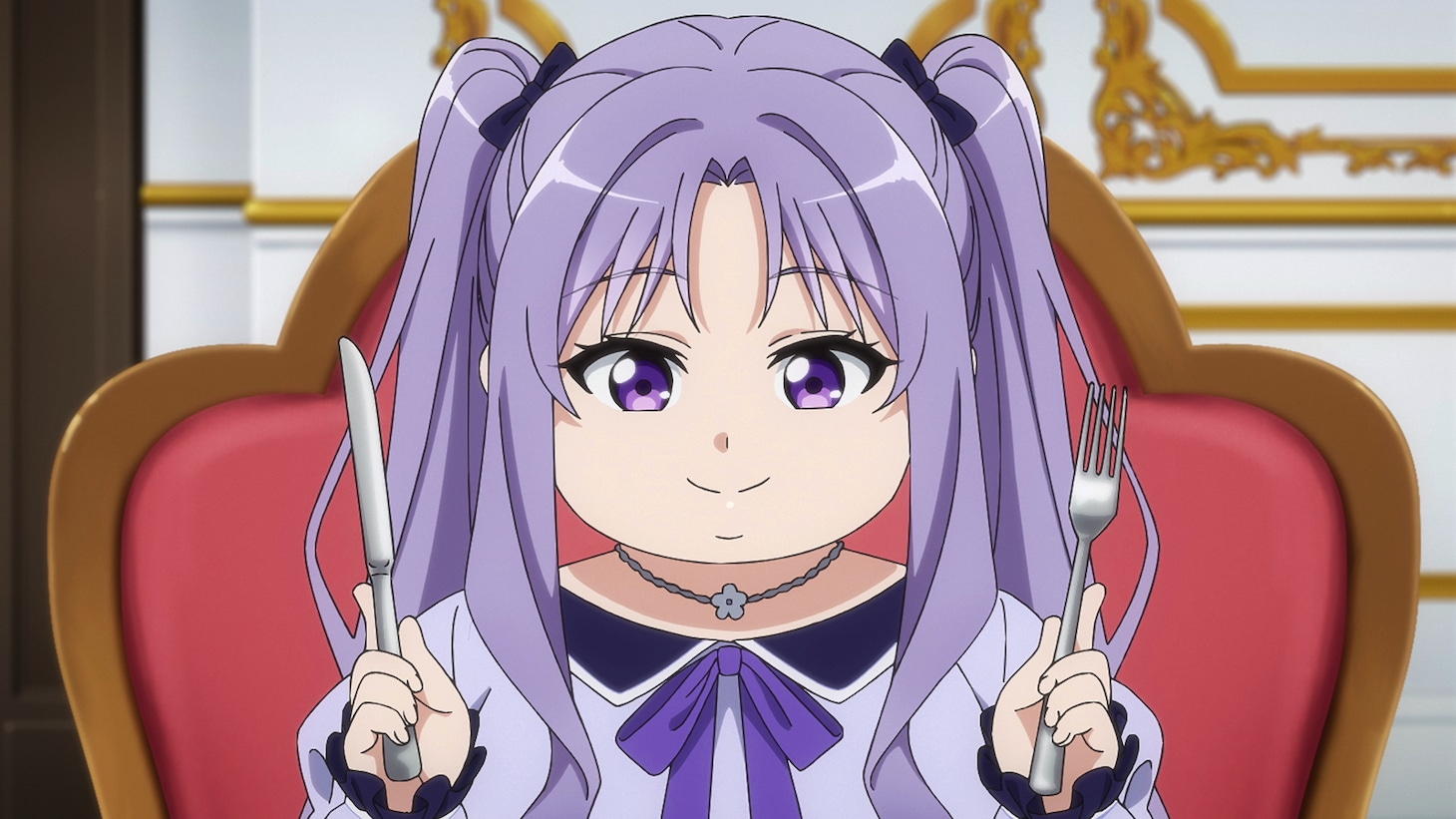 TVアニメ「おデブ悪女に転生したら、なぜかラスボス王子様に執着されています」ティザーPVより