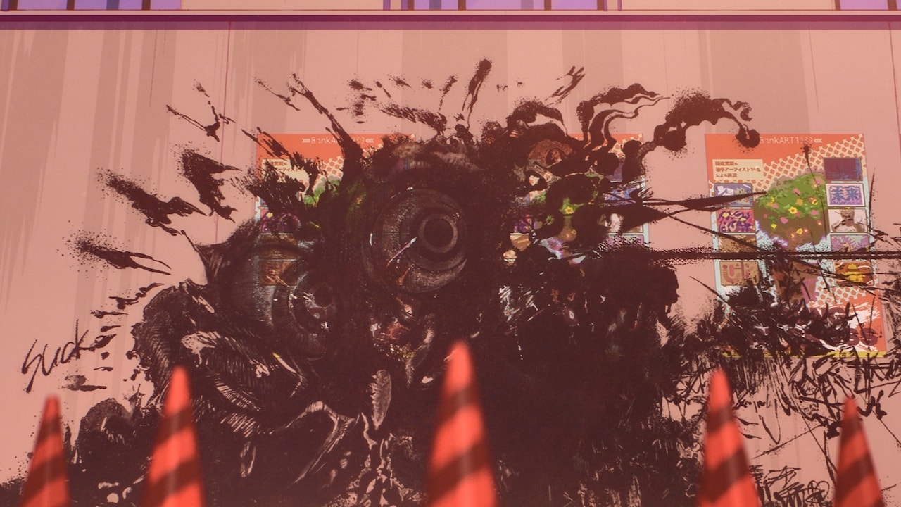 TVアニメ「左ききのエレン」第1話「横浜のバスキア」より