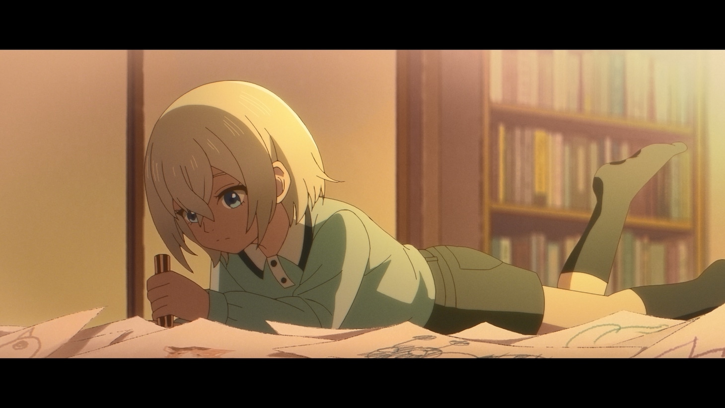 TVアニメ「左ききのエレン」第1話「横浜のバスキア」より